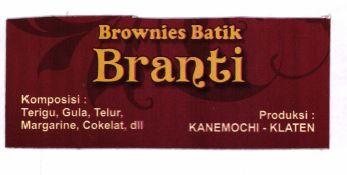 Trademark BROWNIES BATIK BRANTI