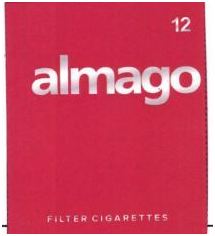 Trademark 12 ALMAGO FILTER CIGARETTES