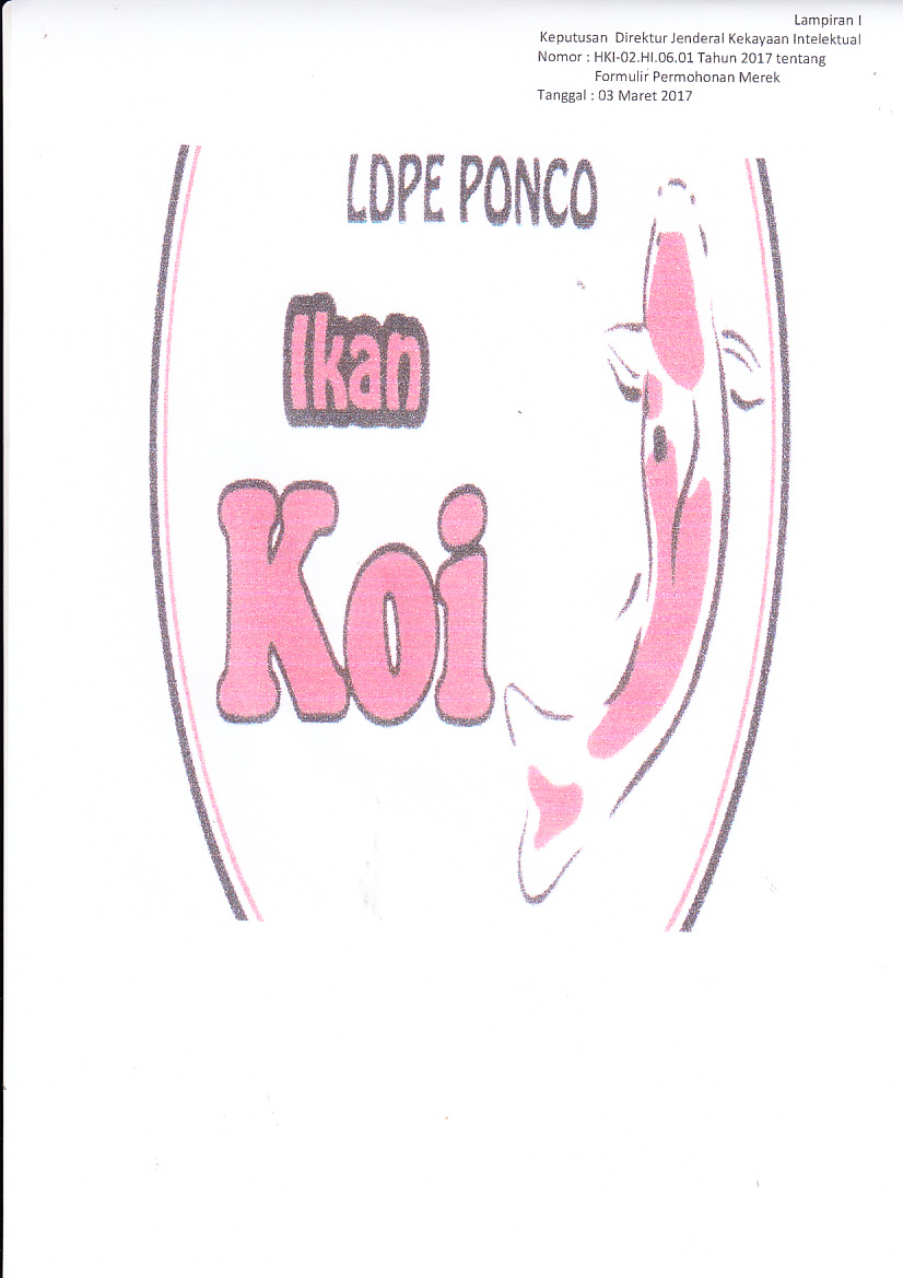 Trademark IKAN KOI + Lukisan