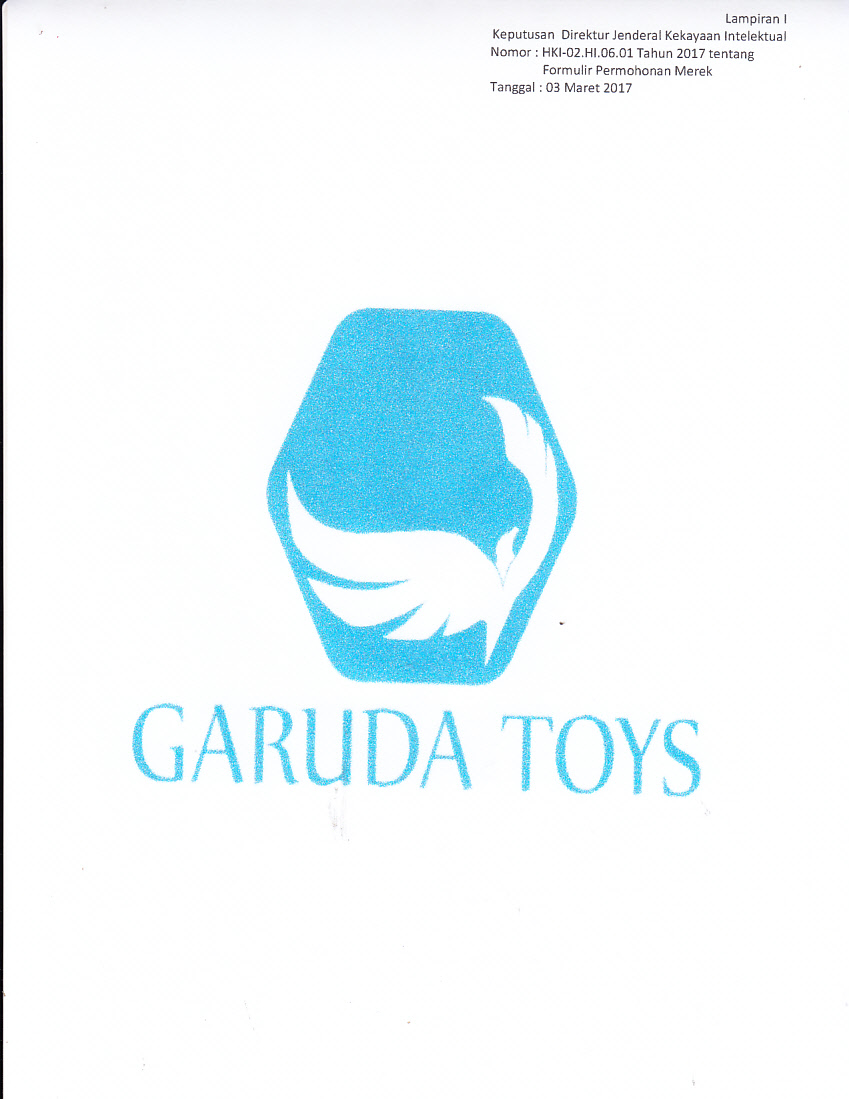 Trademark GARUDA TOYS + Logo