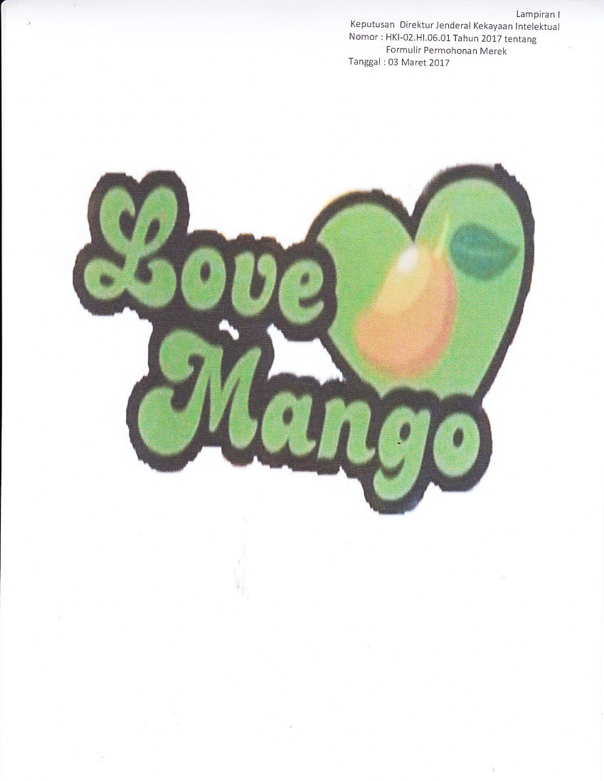 Trademark LOVE MANGO + Logo