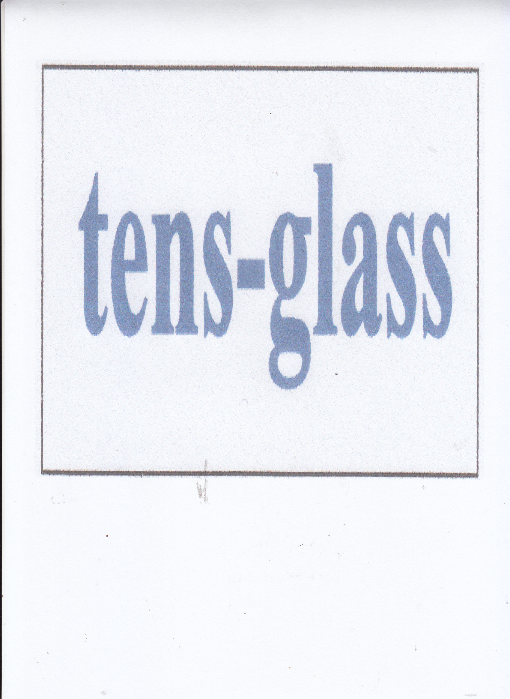 Trademark TENS-GLASS