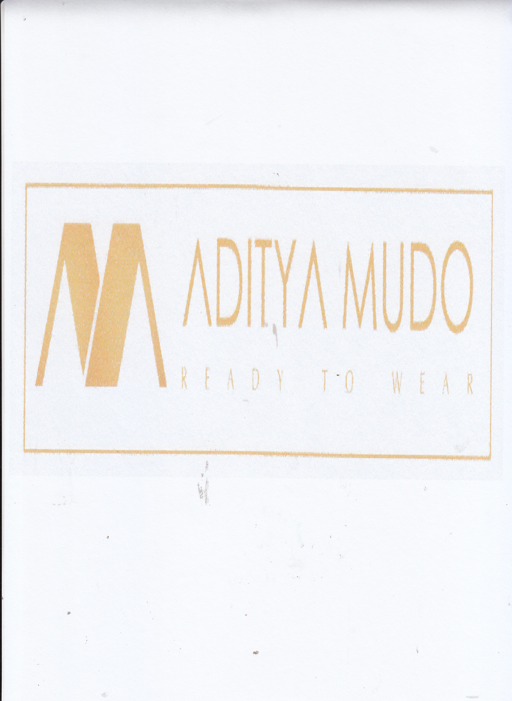 Trademark ADITYA MUDO + Logo