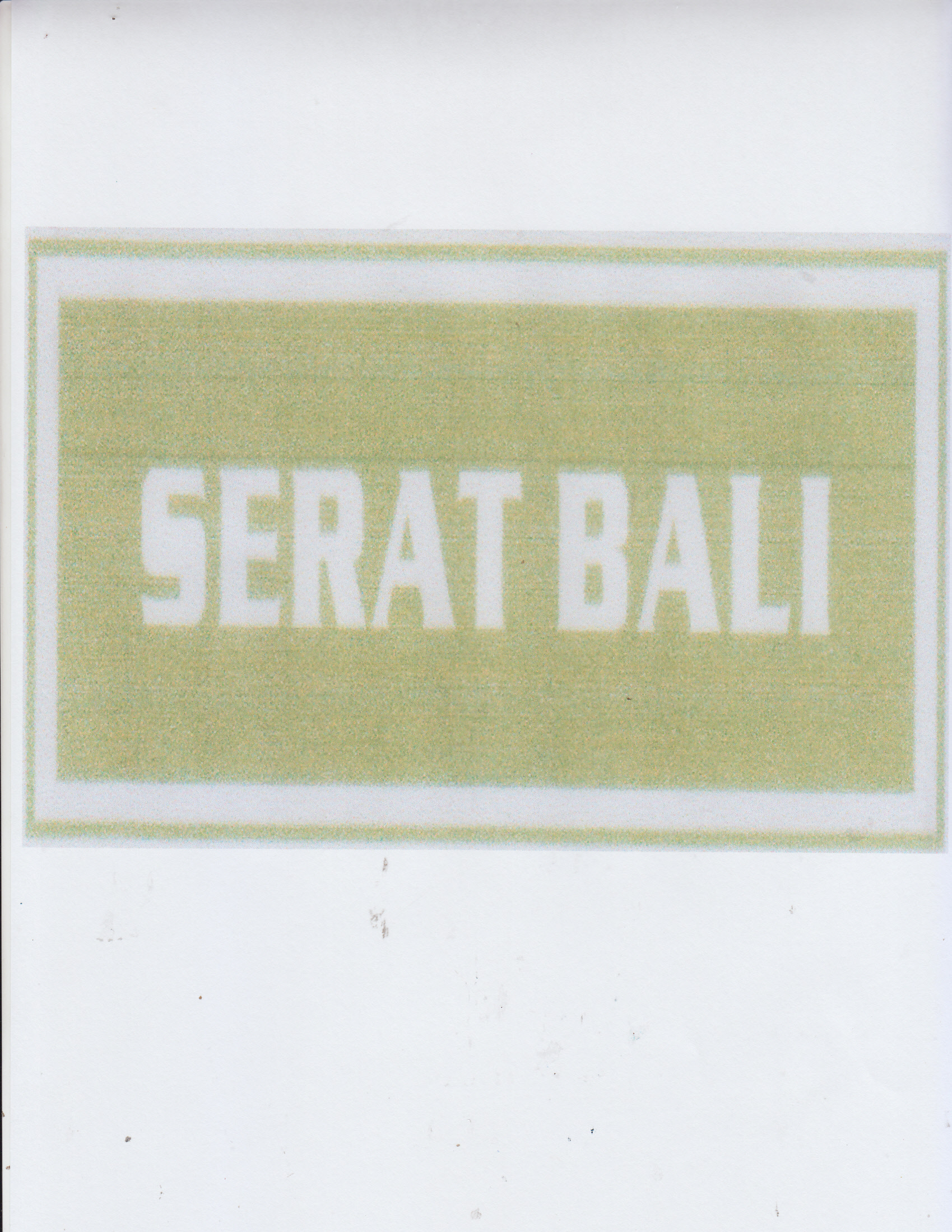 Trademark SERAT BALI