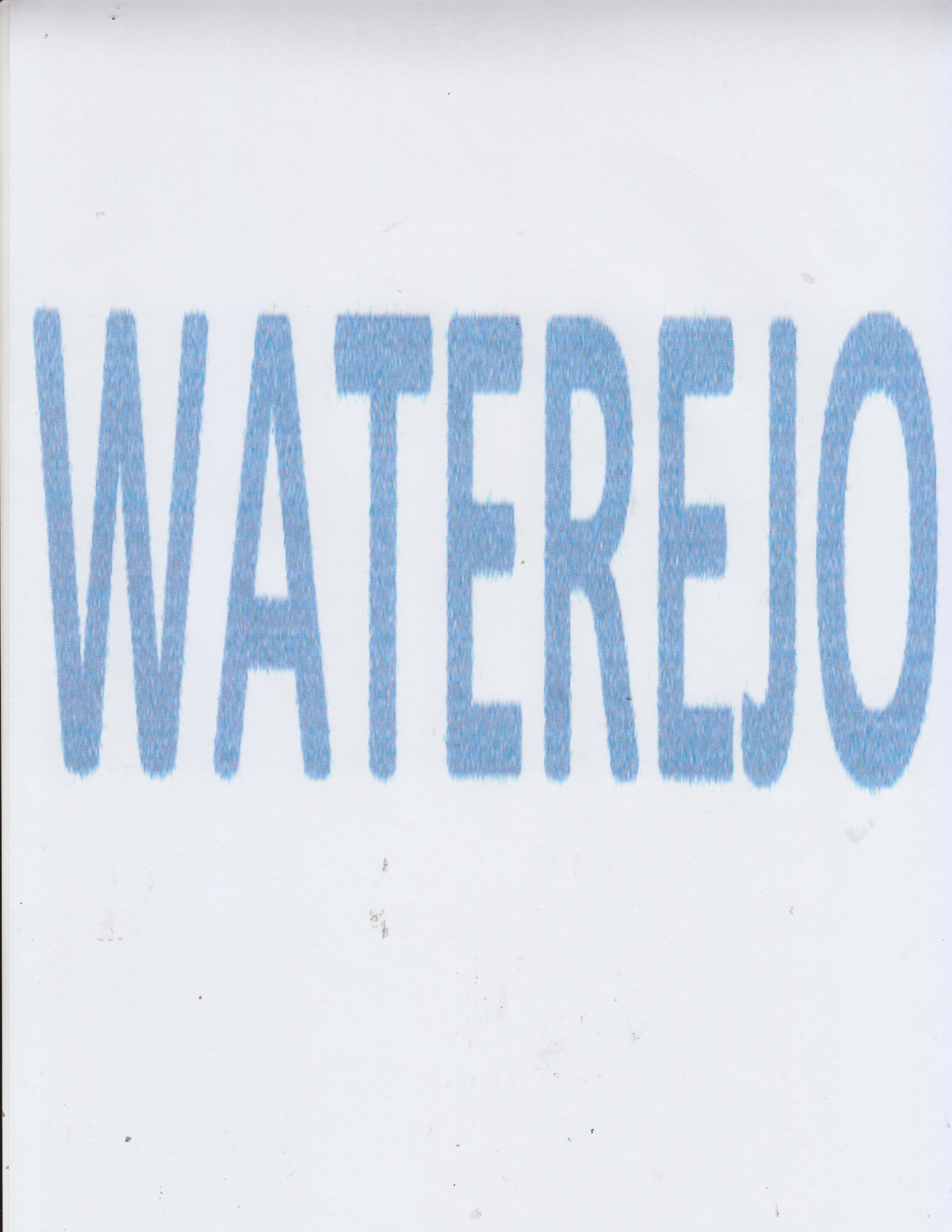 Trademark WATEREJO