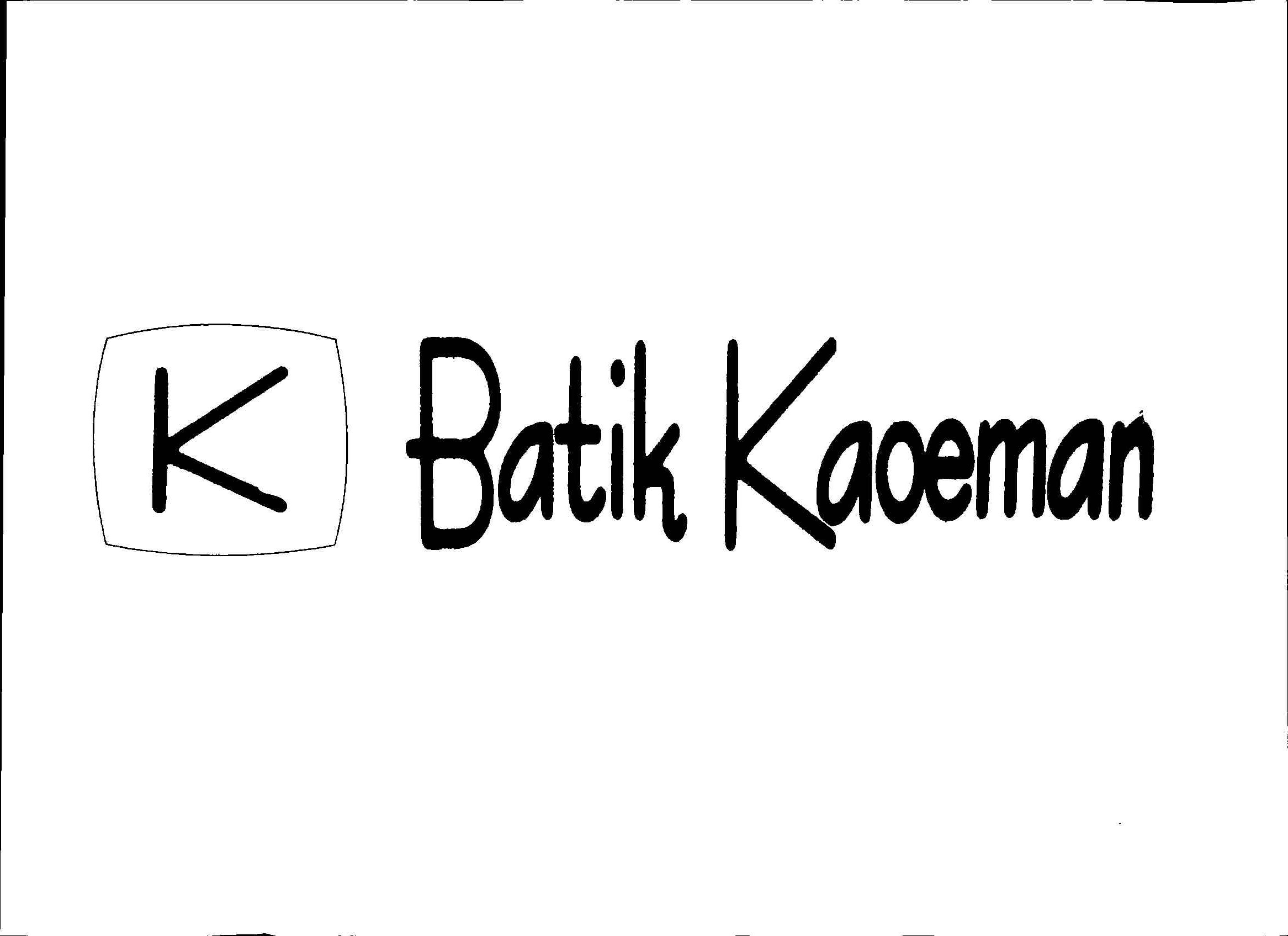 Trademark BATIK KAOEMAN