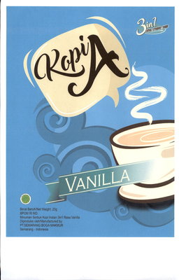 Trademark KOPI A VANILLA