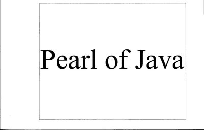 Trademark PEARL OF JAVA