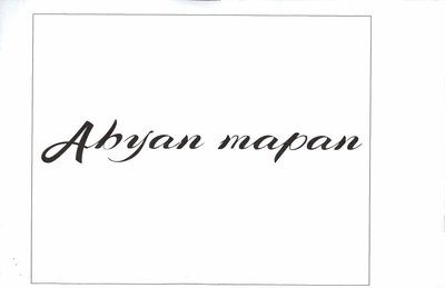 Trademark ABYAN MAPAN