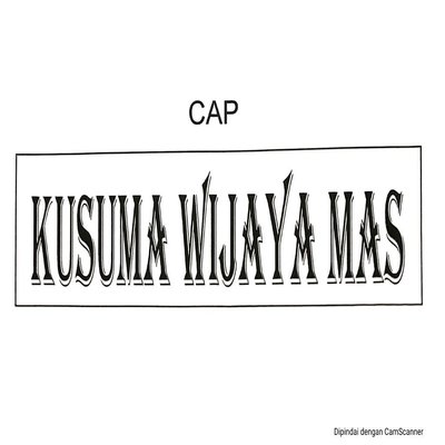 Trademark CAP KUSUMA WIJAYA MAS