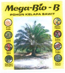 Trademark MEGA-BIO-B + Foto Palm /Sawit