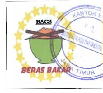 Trademark BACS BERAS BAKAR + LUKISAN PERIUK NASI