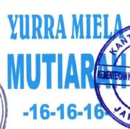 Trademark YURRA MIELA MUTIARAH -16-16-16-