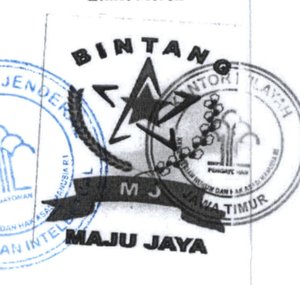 Trademark BINTANG MJ-MAJU JAYA