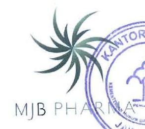 Trademark MJB PHARMA