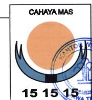 Trademark CAHAYA MAS 15 15 15 + LOGO