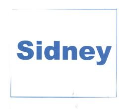 Trademark SIDNEY