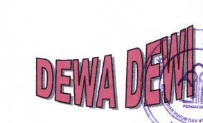 Trademark DEWA DEWI