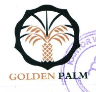 Trademark GOLDEN PALM + LOGO