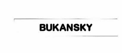 Trademark BUKANSKY