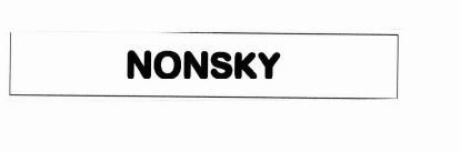 Trademark NONSKY