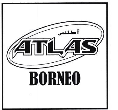 Trademark ATLAS BORNEO + HURUF ARAB