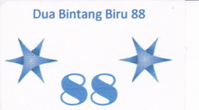 Trademark DUA BINTANG BIRU 88