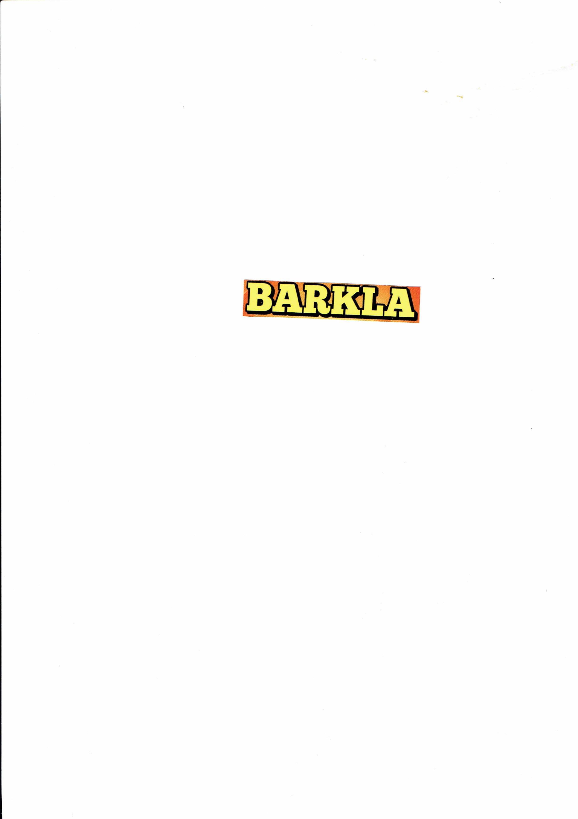 Trademark BARKLA