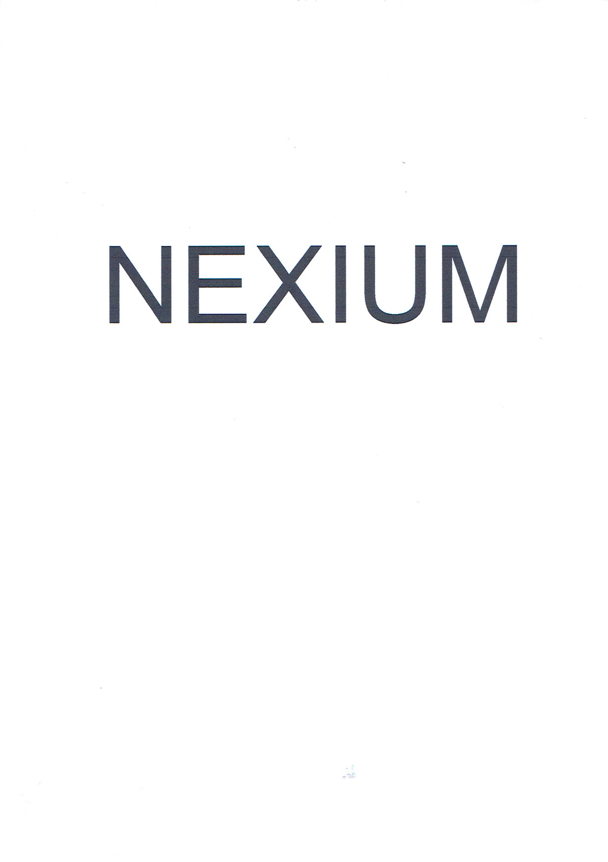 Trademark NEXIUM