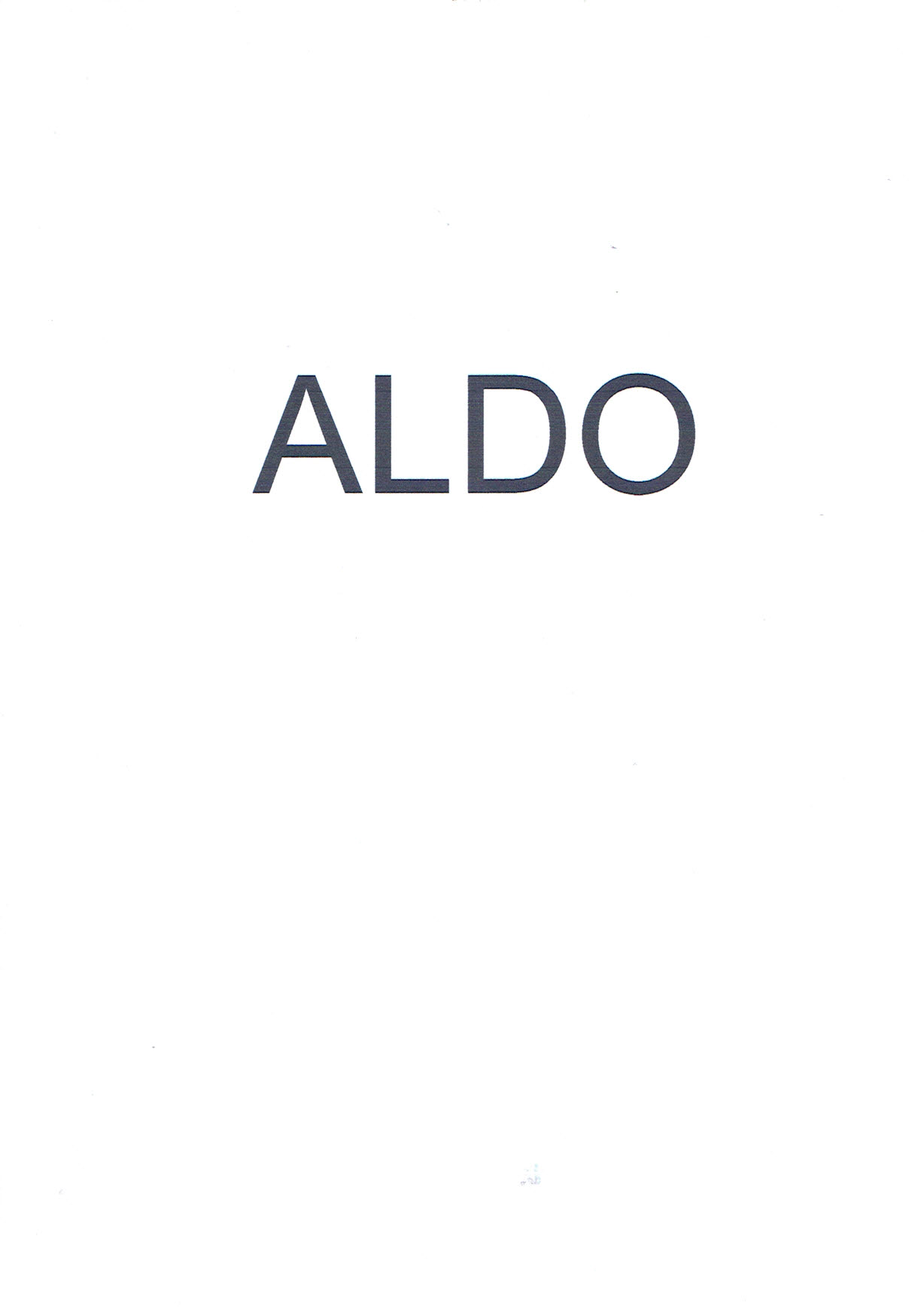 Trademark ALDO