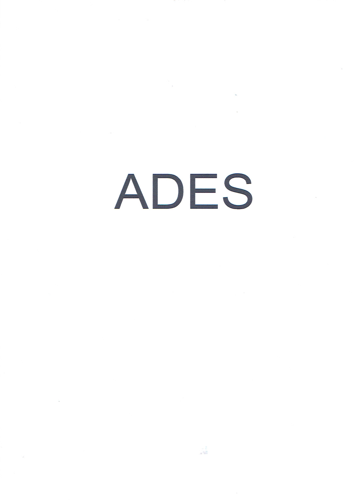 Trademark ADES