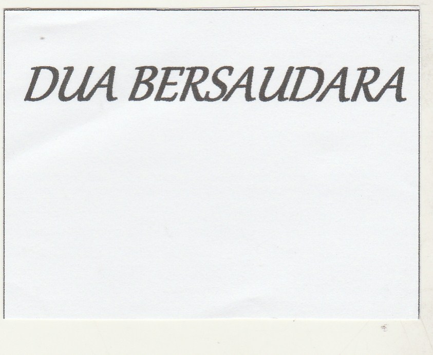 Trademark DUA BERSAUDARA