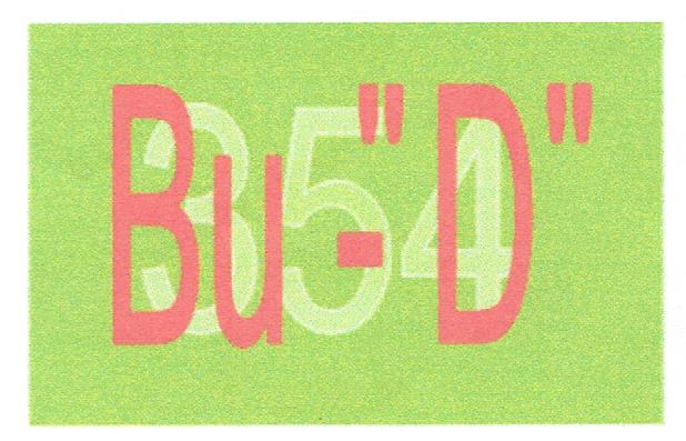 Trademark 354 Bu-"D"