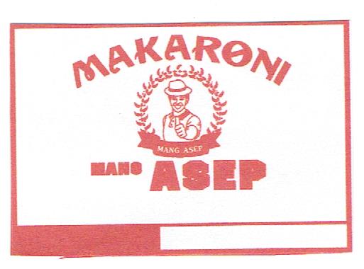 Trademark MAKARONI MANG ASEP + LOGO