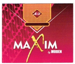 Trademark MAXIM BY MODEN + LOGO