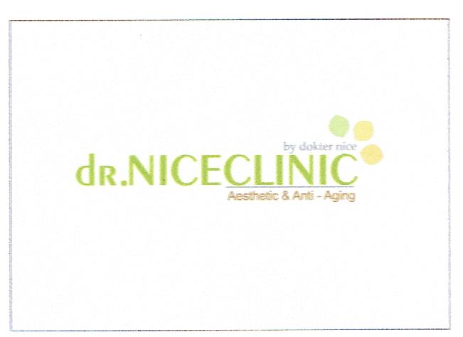 Trademark dr. NICECLINIC by dokter nice Aesthetic & ANti-Aging