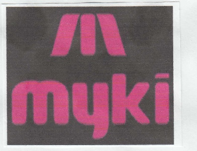 Trademark MYKI + LOGO