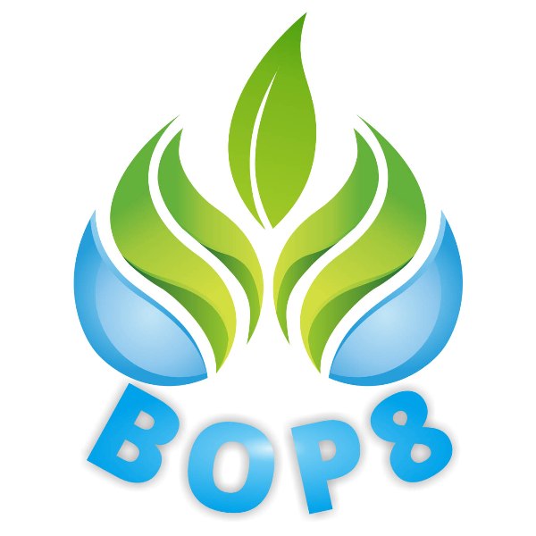 Trademark BOP 8 + LOGO