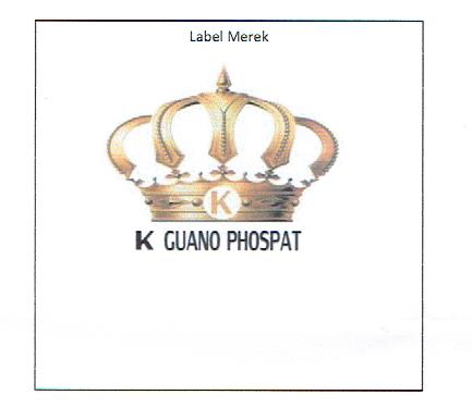 Trademark K GUANO PHOSPAT + LUKISAN