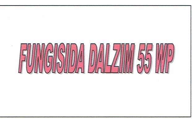 Trademark FUNGISIDA DALZIM 55 WP