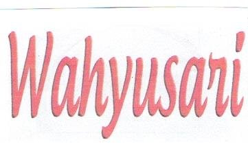 Trademark WAHYUSARI