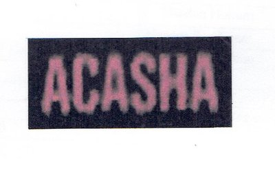 Trademark ACASHA