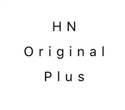 Trademark HN ORIGINAL PLUS