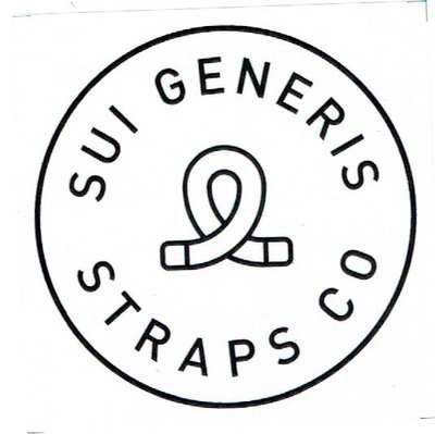 Trademark SUI GENERIS STRAPS CO + LOGO