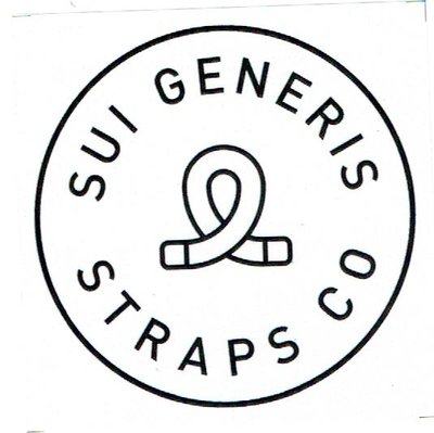 Trademark SUI GENERIS STRAPS CO + LOGO