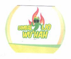 Trademark SAMBAL IJO WU'HAH + LOGO