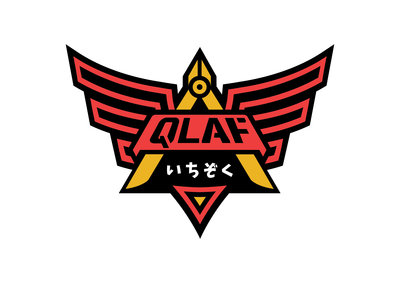 Trademark QLAF + LOGO + HURUF JEPANG