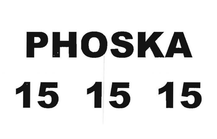 Trademark PHOSKA 15 15 15