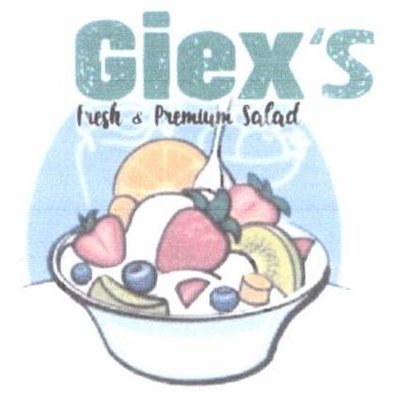 Trademark GIEX'S Fresh & Premium Salad + logo