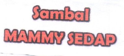 Trademark sambal MAMMY SEDAP